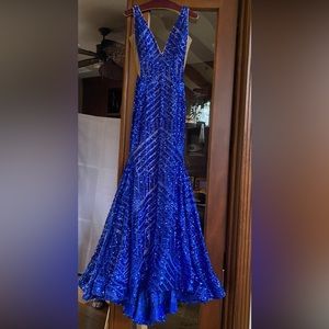Jovani Prom Dress, size 00, Royal Blue